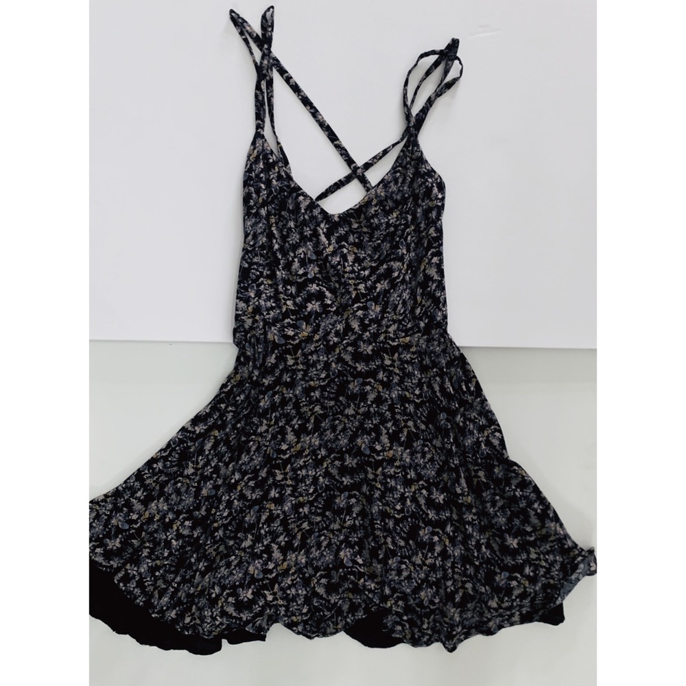 Urban outfitter mini dress with criss cross straps